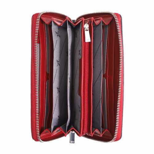 Portefeuille femme, large, RFID