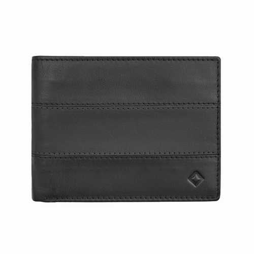 Portefeuille homme avec fermeture éclair dans le compartiment à billets, RFID