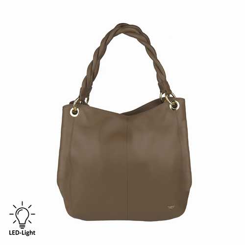 Hobo bag mit LED-Licht-Fach