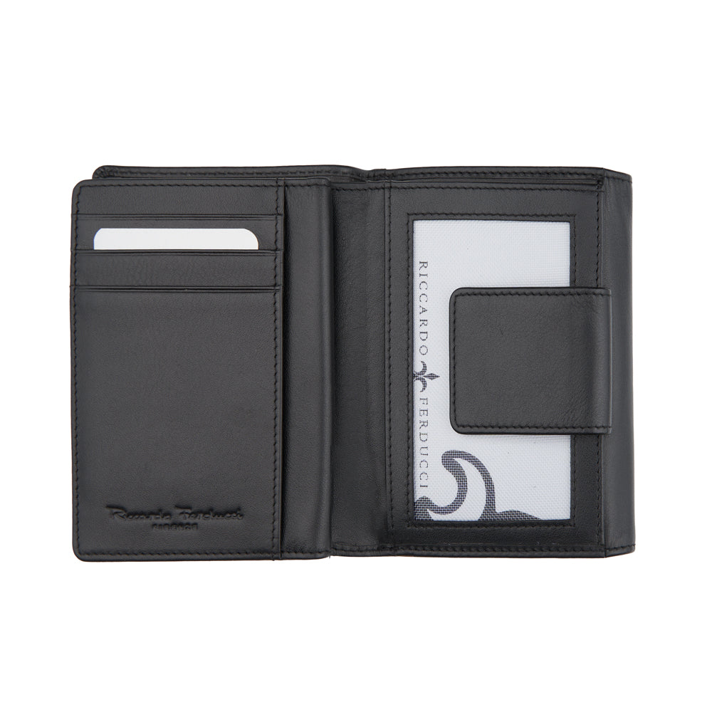 Portefeuille zippé pour femme, RFID