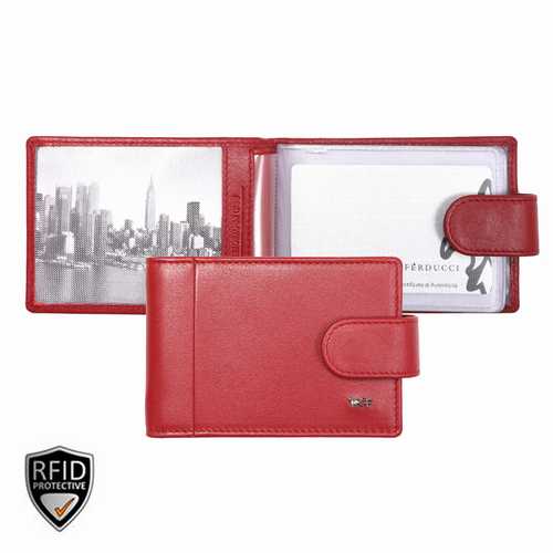 Étui pour cartes de crédit avec patte, RFID