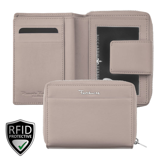Damen Reißverschluss-Börse, RFID