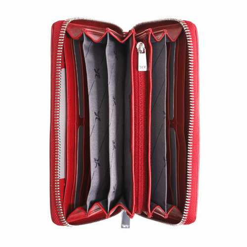 Portefeuille femme, large, RFID