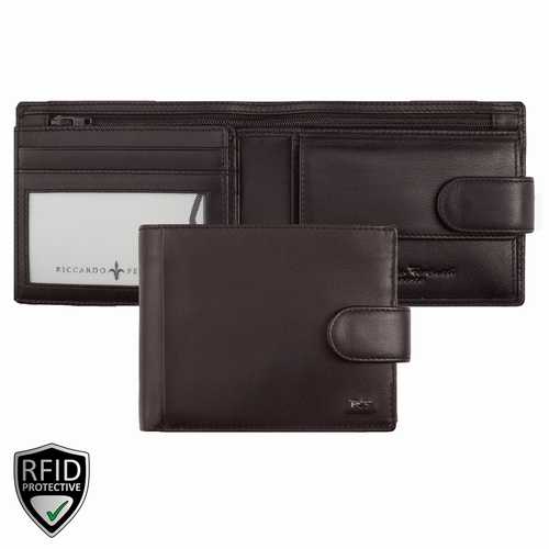 Portefeuille homme avec rabat, RFID