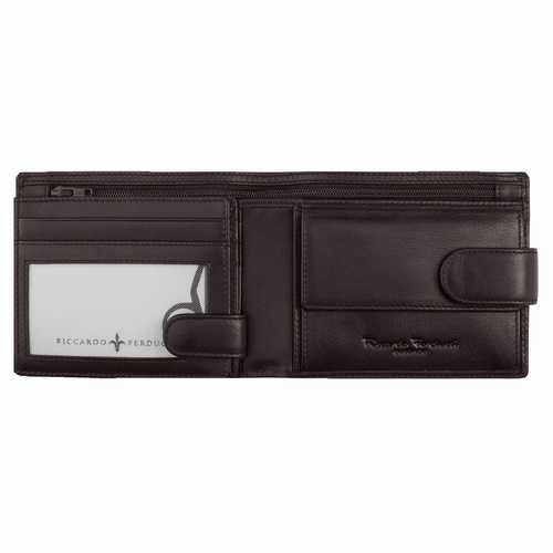 Portefeuille homme avec rabat, RFID