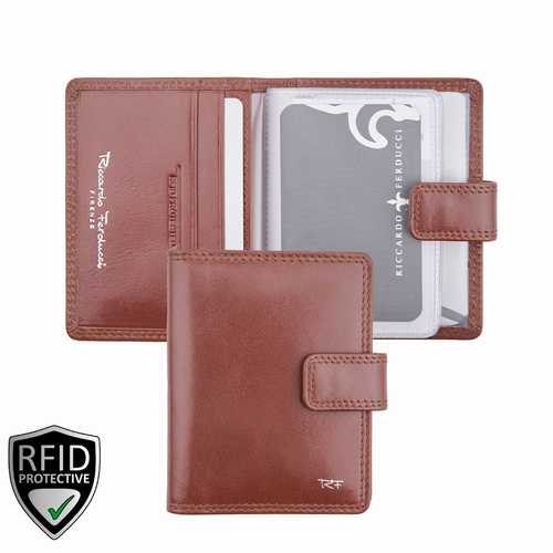 Étui à cartes de crédit avec patte, RFID