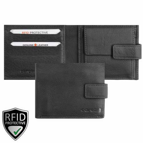 Herren Geldbörse mit Lasche, RFID