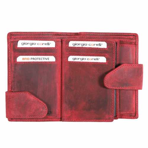 Unisex Geldbörse mit Lasche, RFID