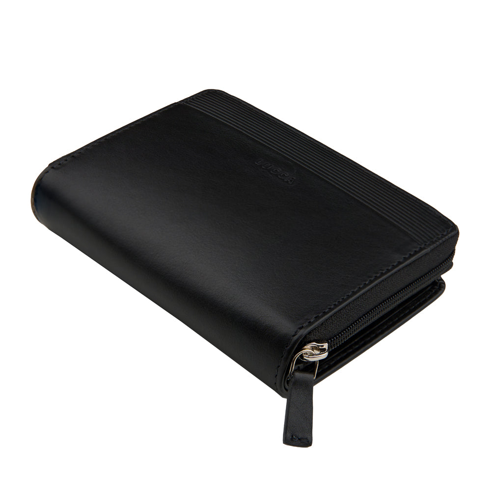 Portefeuille zippé pour femme, RFID