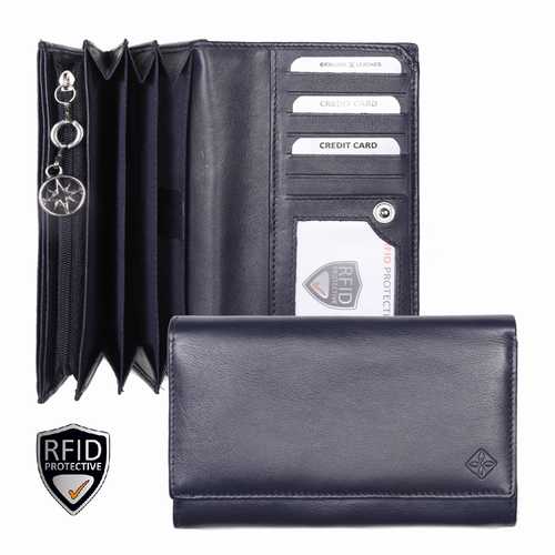 Damen Geldbörse, breit, RFID