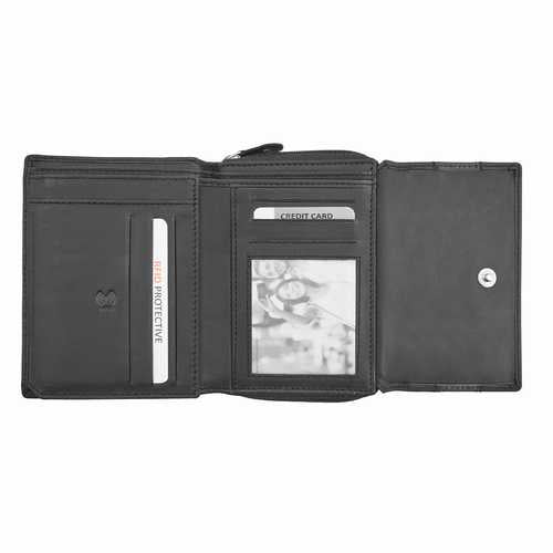 Damen Reißverschluss-Börse, RFID