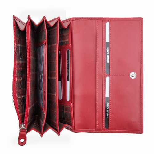 Portefeuille femme, large, RFID