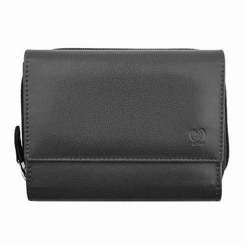 Porte-monnaie zippé pour femme, RFID