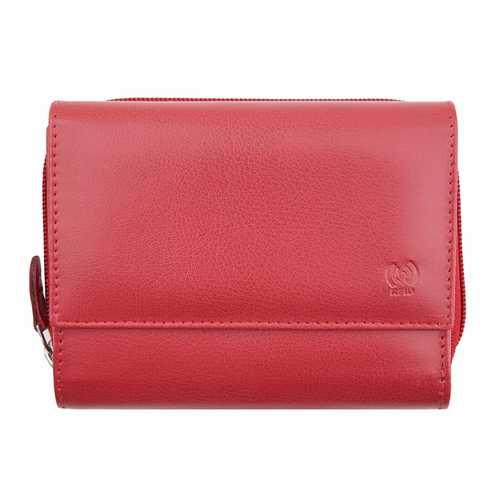 Portefeuille zippé pour femme, RFID
